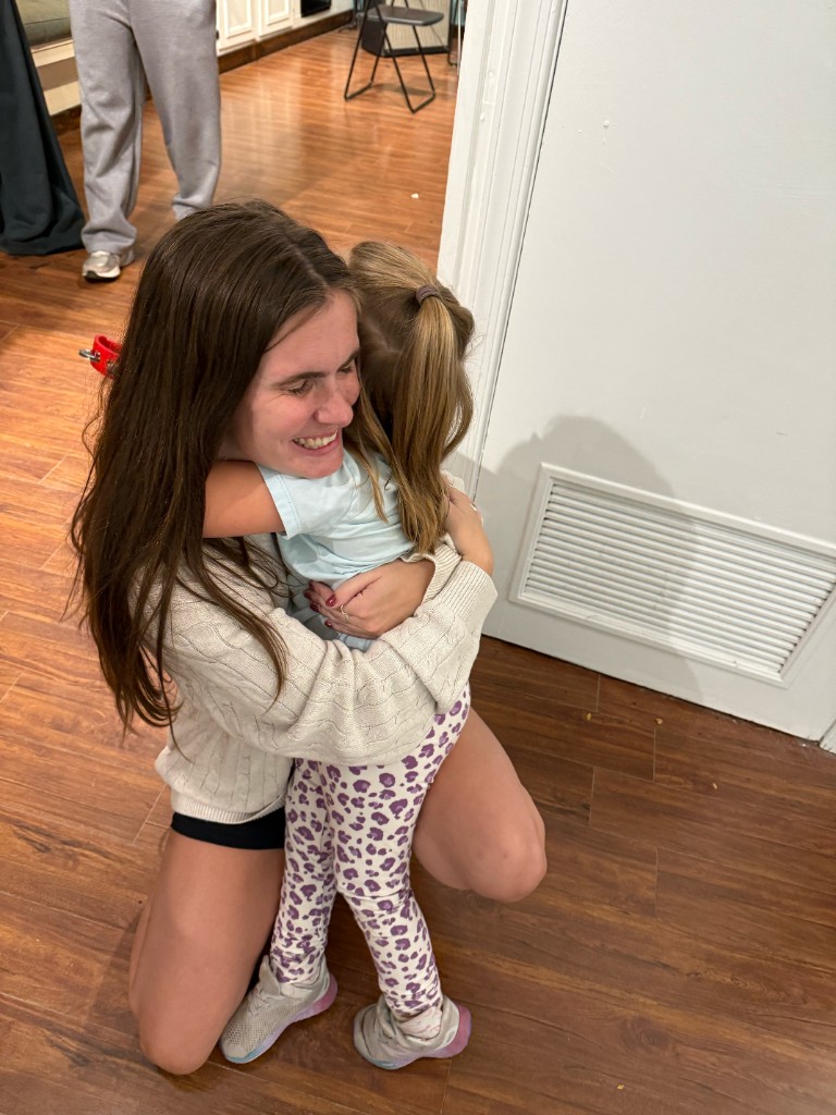 A warm hug in the Clubhouse