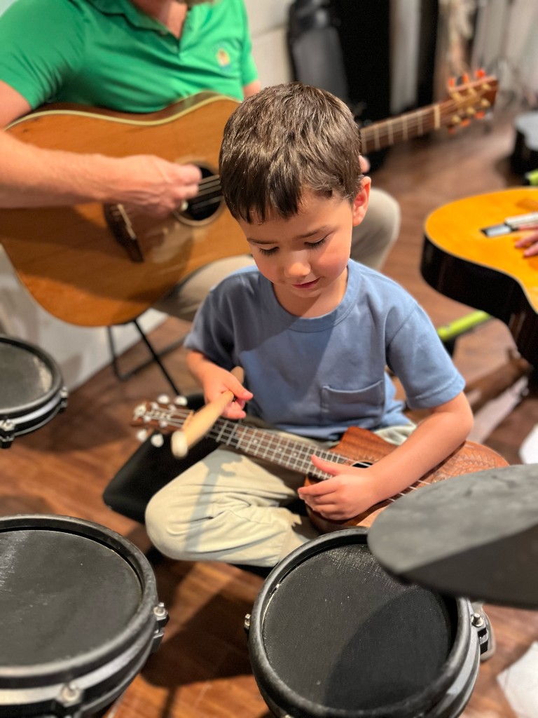 Quiet practice with acoustic guitar
