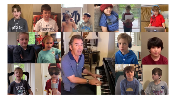 Virtual Don’t Stop Believin’ singalong with Sean Gaiser at the piano